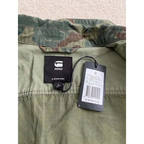 G-Star Rovic Aop Field Overshirt Size Small - Picture 6 of 10